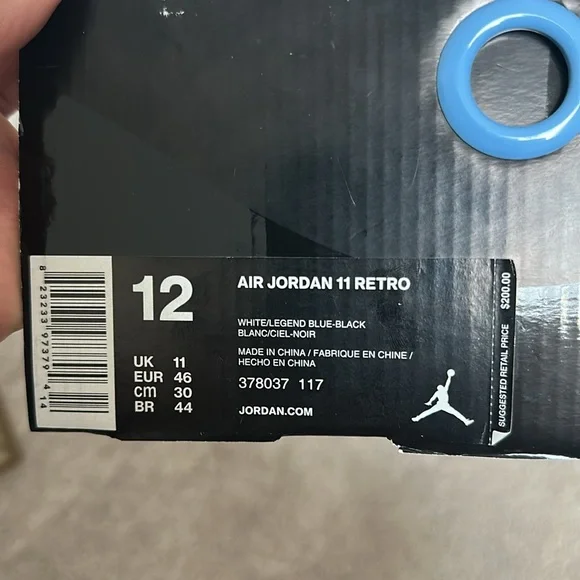 Air Jordan 11 Retro “Legend Blue” Box Only 2014 Release - Picture 4 of 4